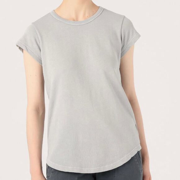 James Perse Heather Gray Short sleeve Sweatshirt size small - Picture 2 of 7